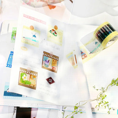 BGM - Washi Tape 30 mm - Negativo Amarillo