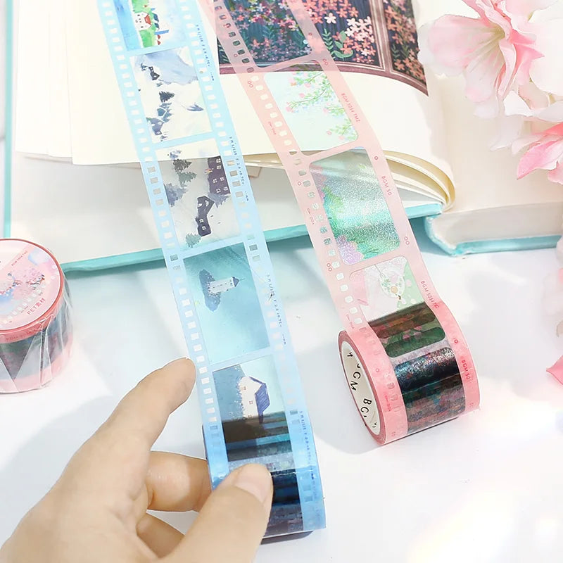 BGM - Washi Tape 30 mm - Negativo Azul