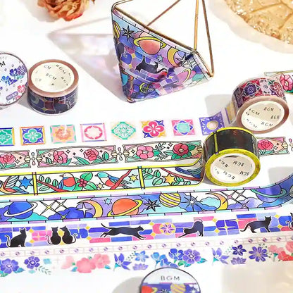 BGM - Washi Tape 20 mm Vidriera - Espacio