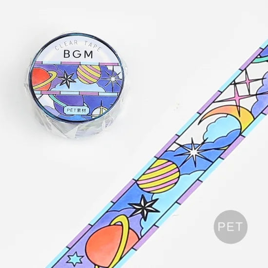 BGM - Washi Tape 20 mm Vidriera - Espacio