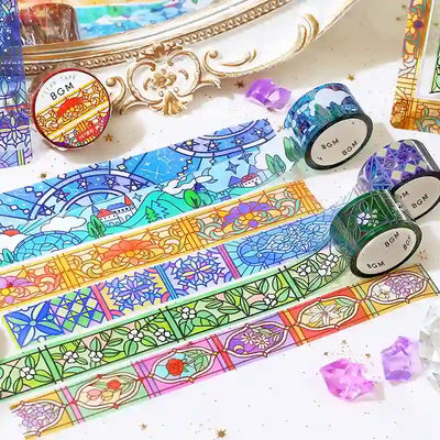 BGM - Washi Tape 20 mm Vidriera - Castillo