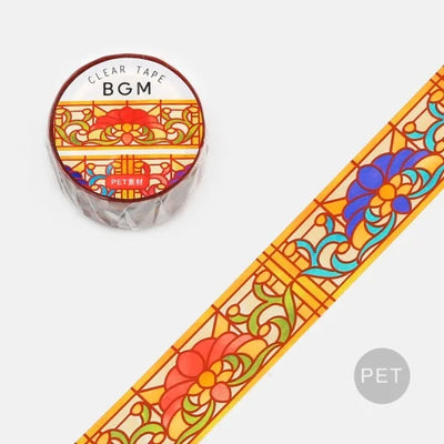 BGM - Washi Tape 20 mm Vidriera - Flor de Asahi
