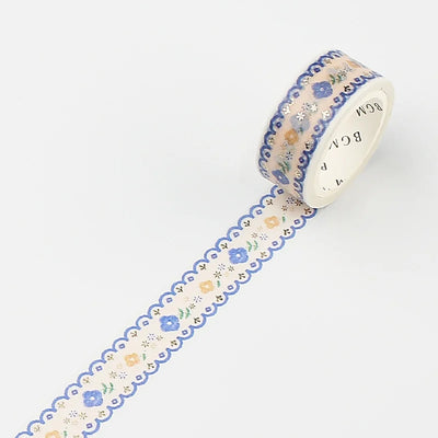 BGM - Washi Tape 15 mm Bordados - Azul