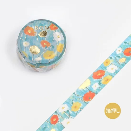 BGM - Washi Tape 15 mm Foil Stamping - Hyinageshi