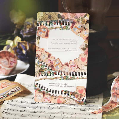 BGM - Washi Tape 15 mm Foil Stamping - Piano