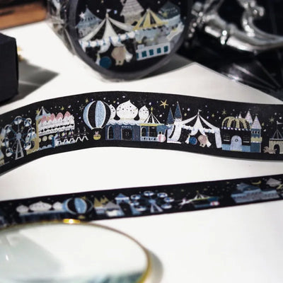 BGM - Washi Tape 15 mm Foil Stamping - Midnight Amusement Park