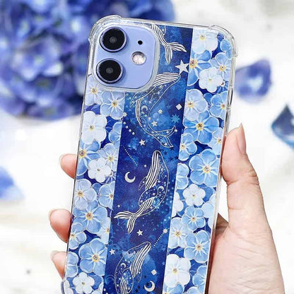 BGM - Washi Tape 20 mm Foil Stamping - Flores Azules