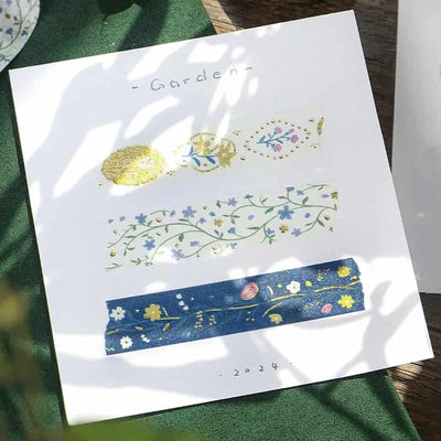 BGM - Washi Tape 15 mm Foil Stamping - Eternal Flower