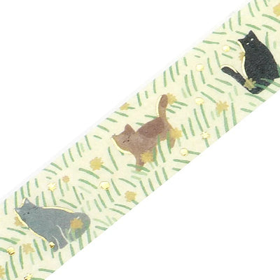 BGM - Washi Tape 15 mm Foil Stamping - Cats