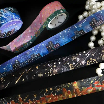BGM - Washi Tape 20 mm Foil Stamping - Luz Cálida
