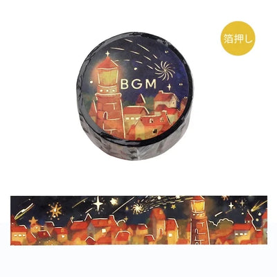 BGM - Washi Tape 20 mm Foil Stamping - Luz Cálida