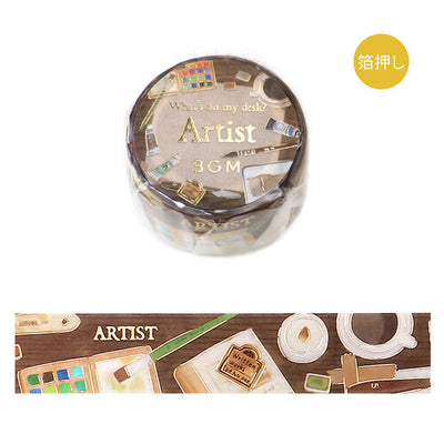 BGM - Washi Tape 20 mm My Desk - Artist