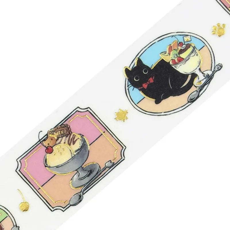 BGM - Washi Tape 20 mm Kuroneko Cafe - Todays Menu