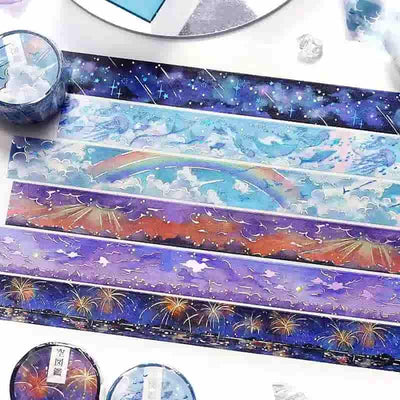 BGM - Washi Tape 20 mm Foil Stamping - Hanabi