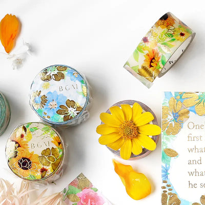 BGM - Washi Tape 20 mm - Melodía Girasoles