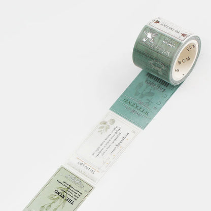 BGM - Washi Tape 30 mm Poema - Botánica