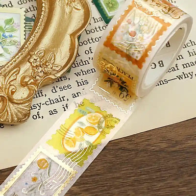 BGM - Washi Tape 20 mm Sellos - Amarillo