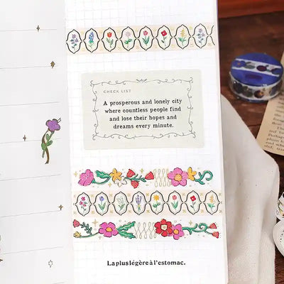 BGM - Washi Tape 15 mm Foil Stamping - Retro Light