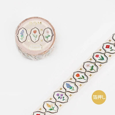 BGM - Washi Tape 15 mm Foil Stamping - Retro Light