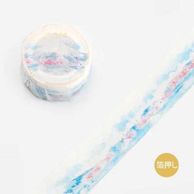 BGM - Washi Tape 20 mm Acuarela - Monte Fuji