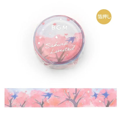 BGM - Washi Tape 15 mm Sakura Limited - Spring is Coming