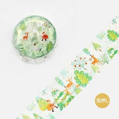 BGM - Washi Tape 30 mm - Bosque Navideño