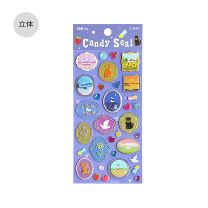 BGM - Pegatinas Candy Seal - Colored Brooch