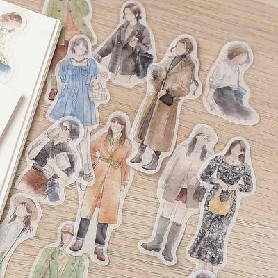 BGM - Pegatinas sueltas 45 ud - Cherie - Omotesando