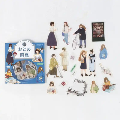 BGM - Pegatinas sueltas 45 ud - Bungei Girl - VIRGIN