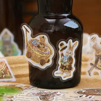 BGM - Pegatinas sueltas 45 ud - The Alps Story - Brown