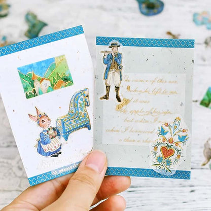 BGM - Pegatinas sueltas 45 ud - The Alps Story - Blue