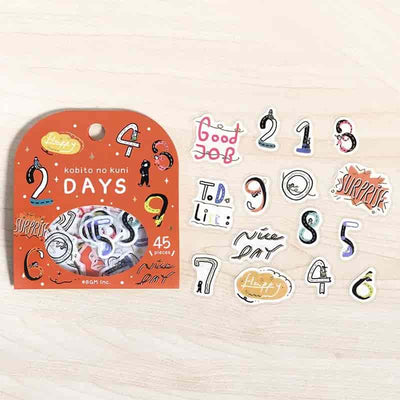 BGM - Pegatinas sueltas 45 ud - Days - Kobito no Kuni