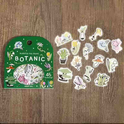 BGM - Pegatinas sueltas 45 ud - Botanic - Kobito no Kuni