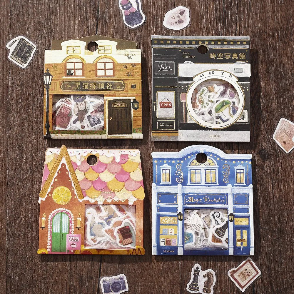 BGM - Pegatinas sueltas 45 ud - Photo Studio - Fantasy Shopping Arcade