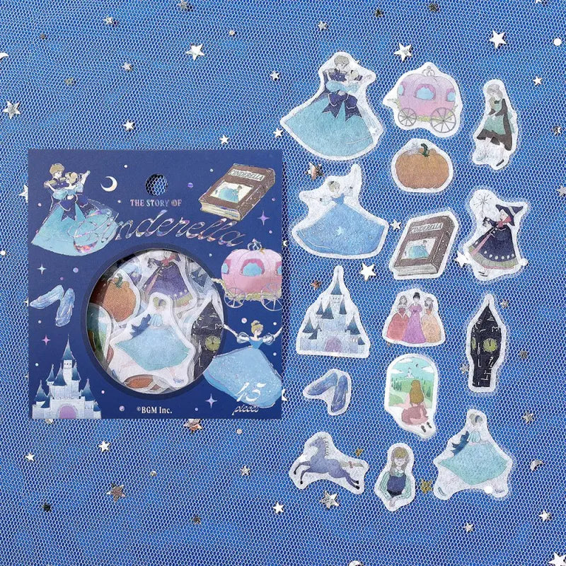 BGM - Pegatinas sueltas 45 ud - Cinderella - Fairy Tale