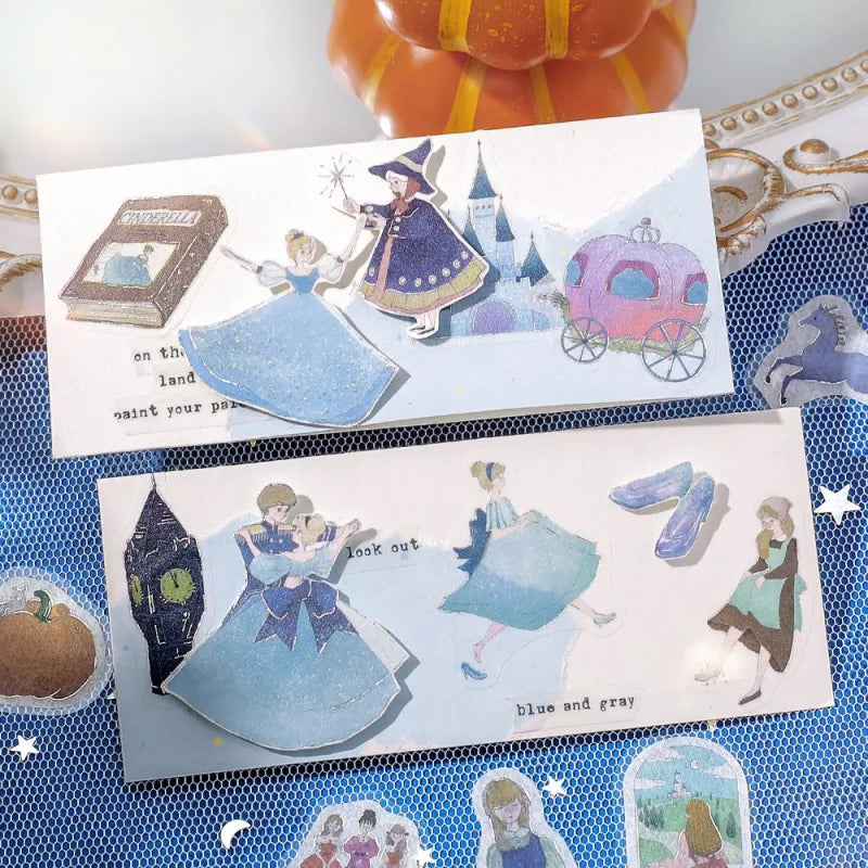 BGM - Pegatinas sueltas 45 ud - Cinderella - Fairy Tale