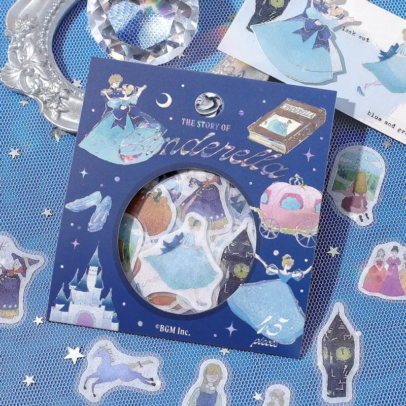 BGM - Pegatinas sueltas 45 ud - Cinderella - Fairy Tale