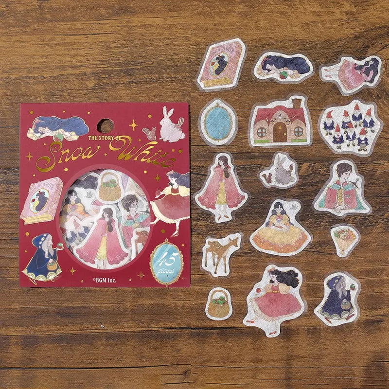 BGM - Pegatinas sueltas 45 ud - Snow White - Fairy Tale