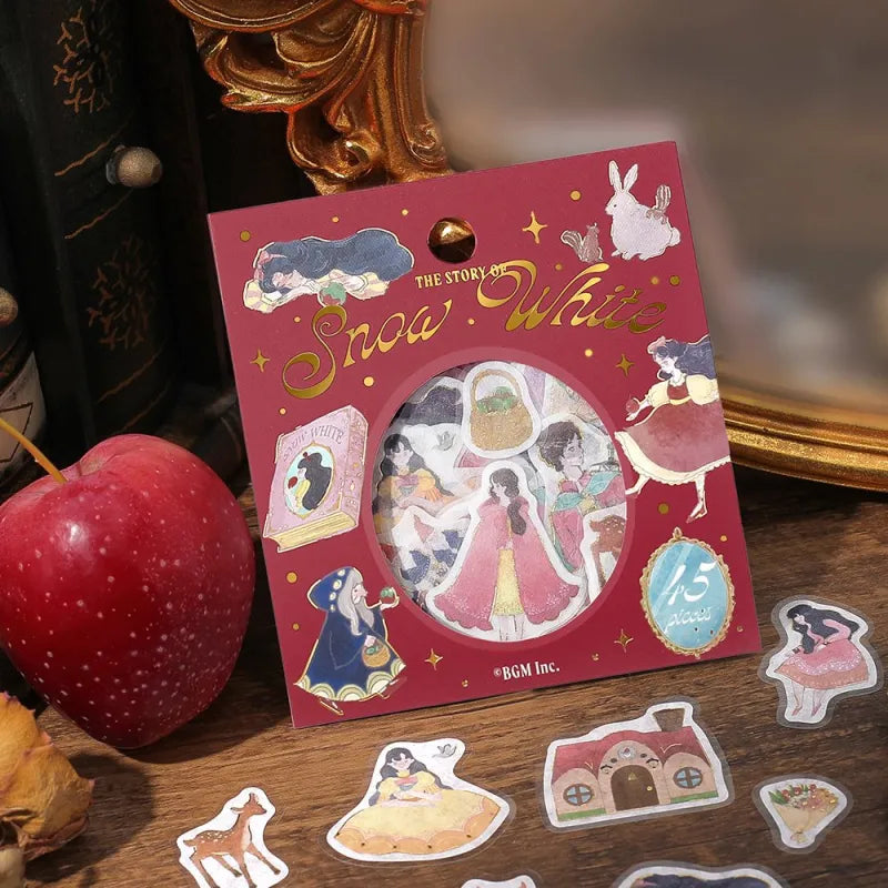 BGM - Pegatinas sueltas 45 ud - Snow White - Fairy Tale