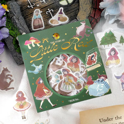 BGM - Pegatinas sueltas 45 ud - Red Riding Hood - Fairy Tale