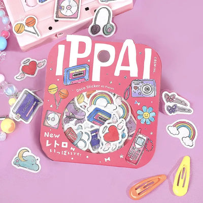 BGM - Pegatinas sueltas 45 ud IPPAI - New Retro