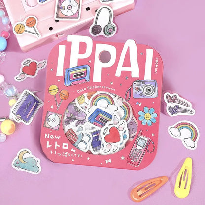 BGM - Pegatinas sueltas 45 ud IPPAI - New Retro