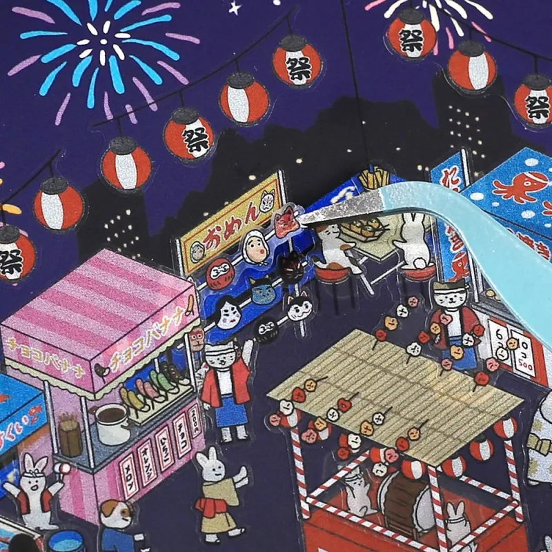 BGM - Pegatinas Diorama 2.5D - Festival