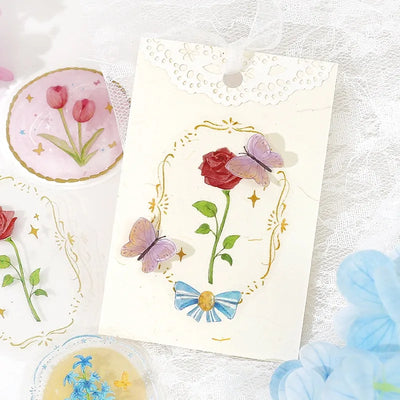 BGM - Pegatinas sueltas 30 ud - Maiden Brooch - Flower