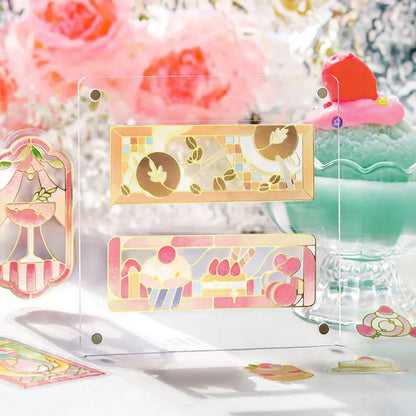 BGM - Pegatinas sueltas 45 ud - Cafe a la mode Vitral - Yellow