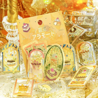 BGM - Pegatinas sueltas 45 ud - Cafe a la mode Vitral - Yellow