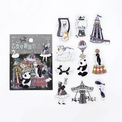 BGM - Pegatinas sueltas 30 ud AMUSEMENT PARK - Kage