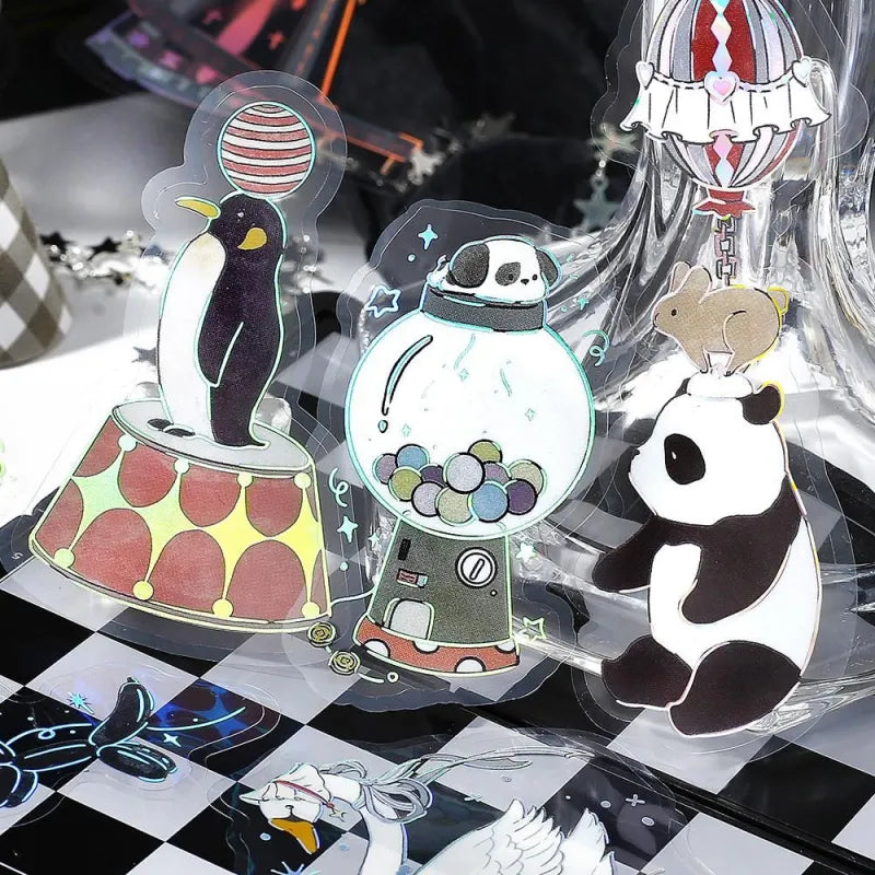 BGM - Pegatinas sueltas 30 ud AMUSEMENT PARK - Kage