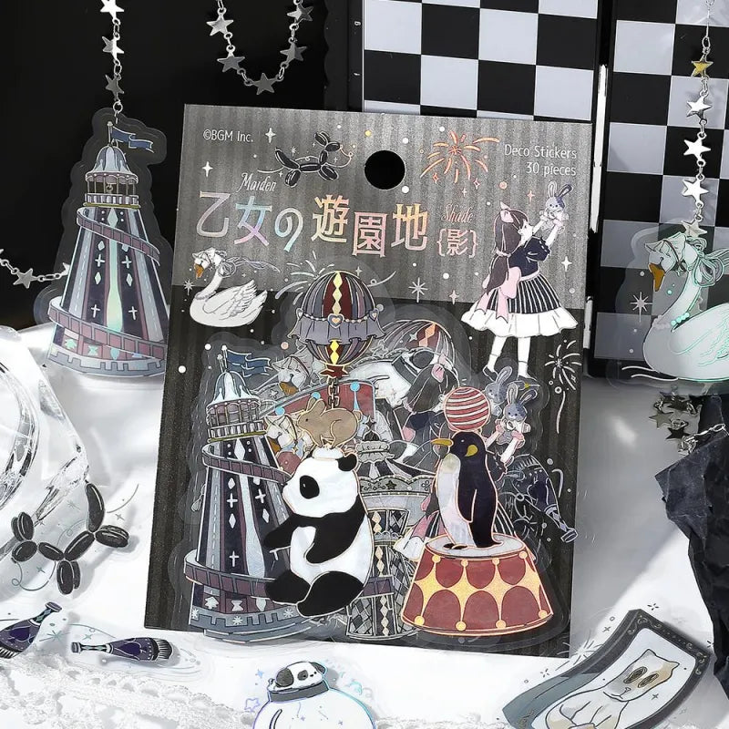 BGM - Pegatinas sueltas 30 ud AMUSEMENT PARK - Kage