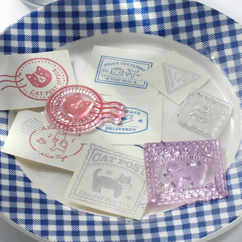 BGM - Sellos de Silicona Transparente - Traveling Stamp
